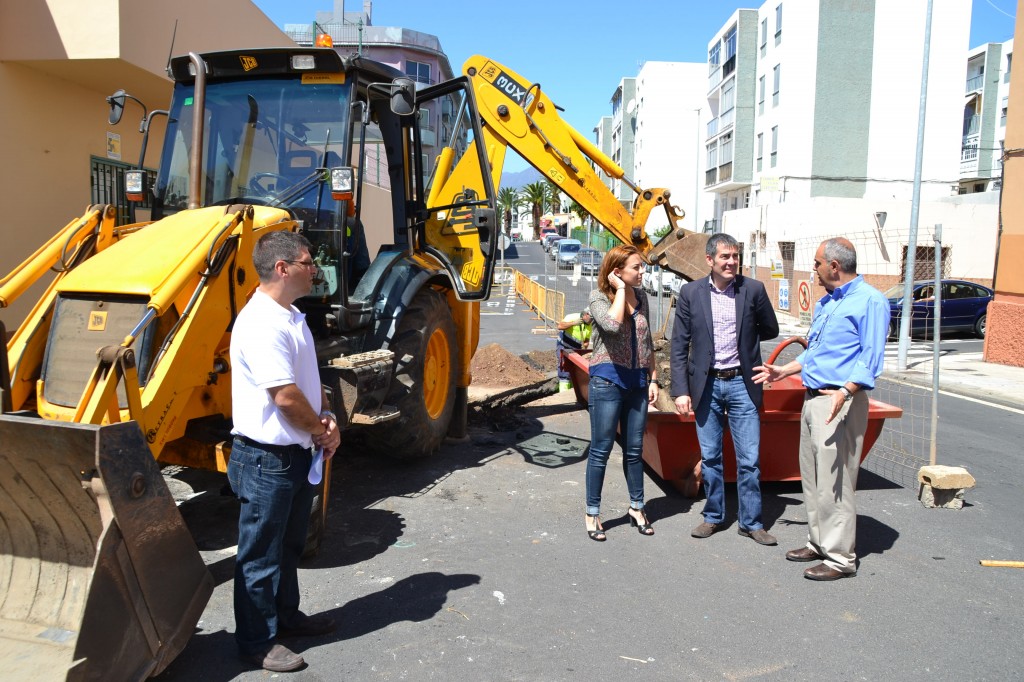 supervisión Clavijo inicio obras colector El Cardonal