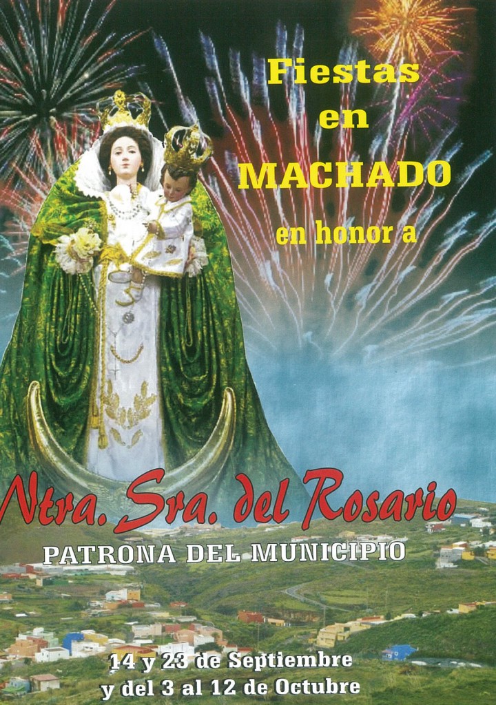 Cartel Fiestas Machado 2014