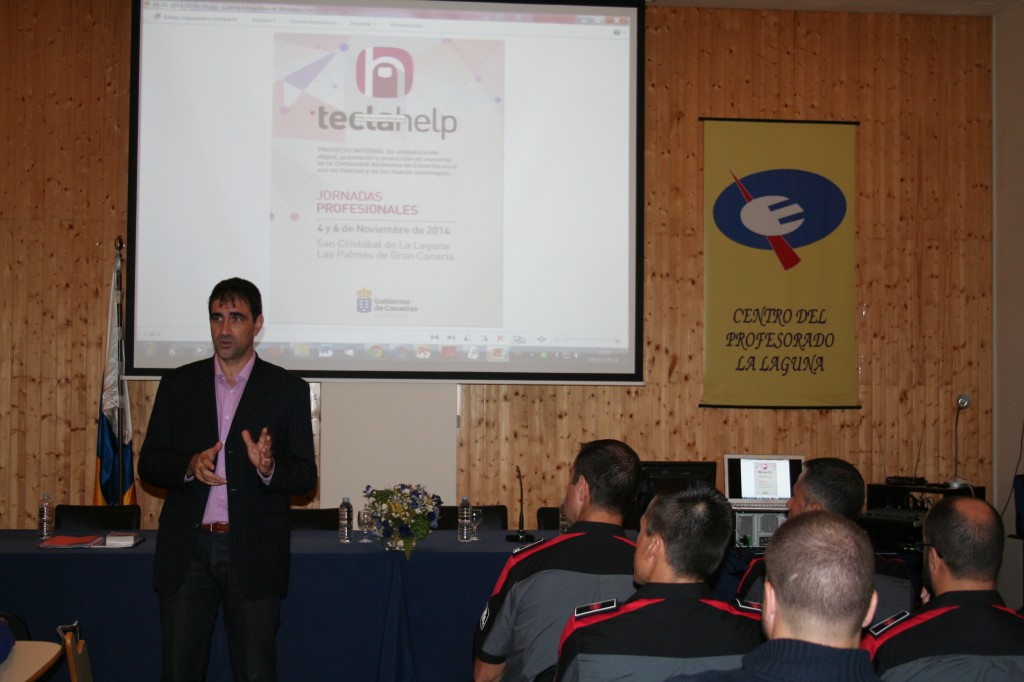 José Gilberto Moreno en la inauguración de la jornada Tecla Help