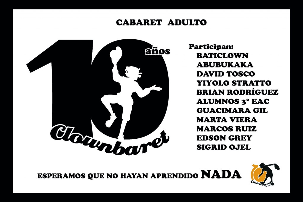 CLOWNBARET adulto