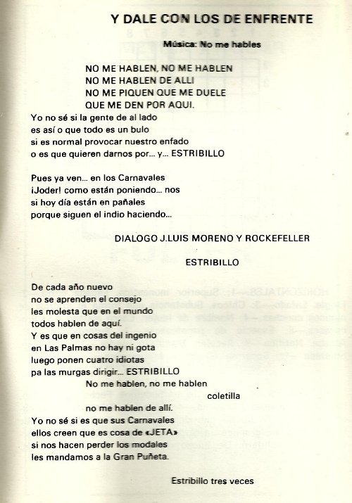 Murga triquitraques cancion