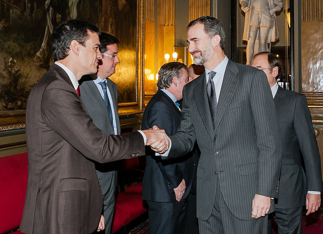 pedro y el rey felipe