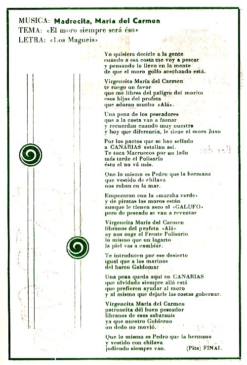 Murga los magüeis cancion
