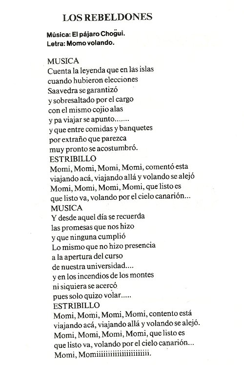 Murga los reveldes cancion
