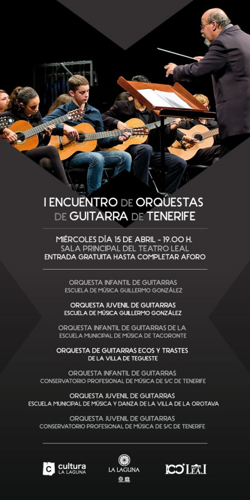 Cartel I Encuentro de Orquestas de Guitarras de Tenerife