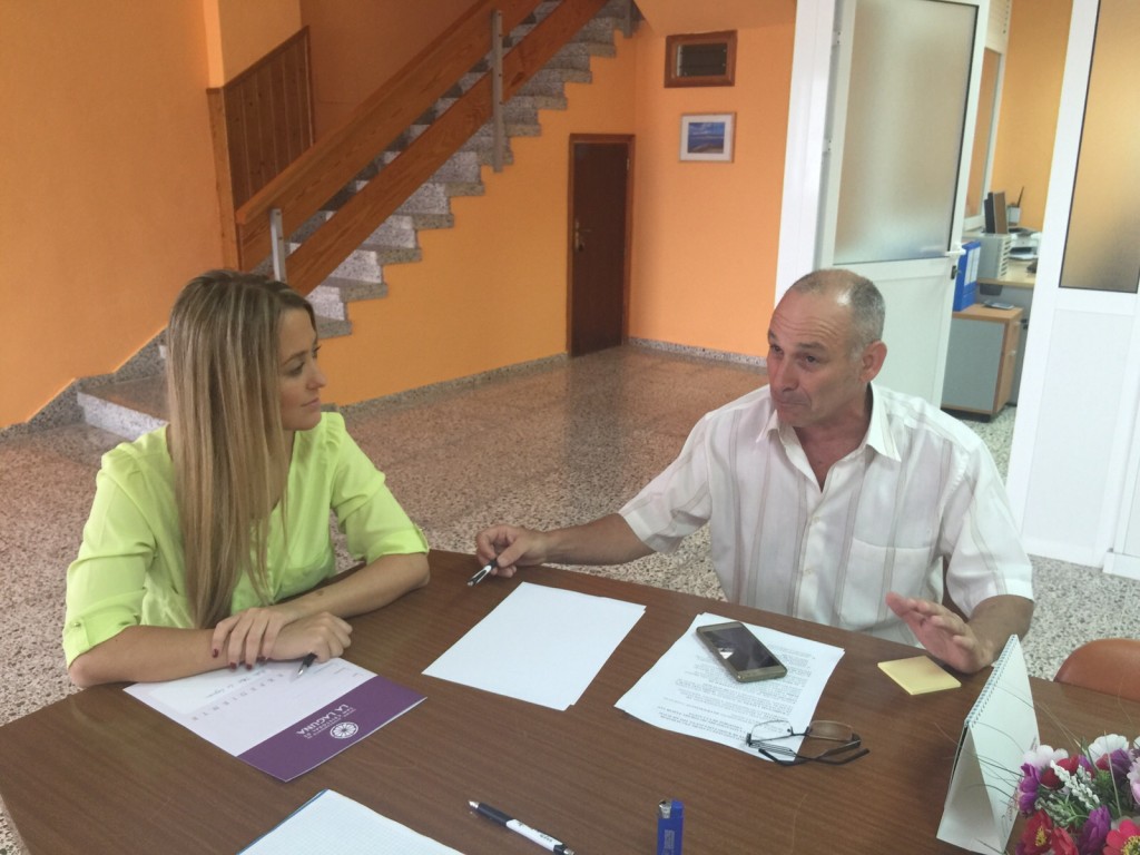 C´s en La Laguna se reune con el presidente de Radio Taxi