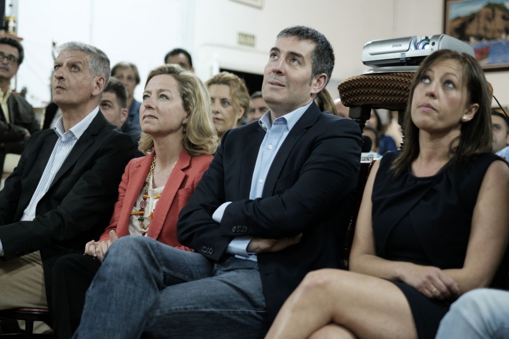 El candidato de Coalición Canaria Fernando Clavijo en la presentación de la candidatura de La Matanza