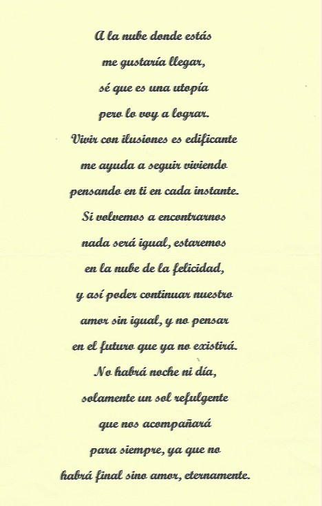 Poema de amor de Manuel Luis.