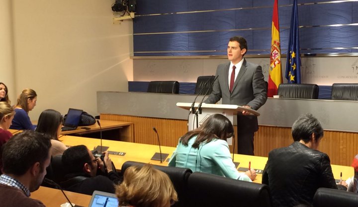 albert rivera congreso rueda bis