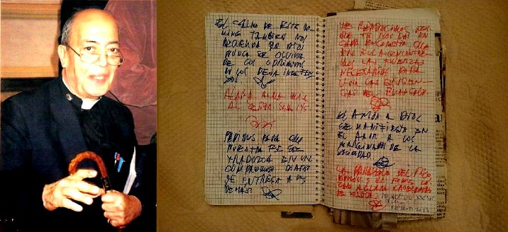 padre adan y libreta