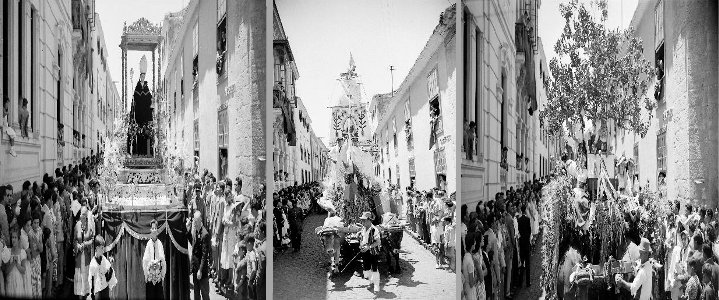 romeria san agustin años 50