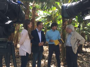 Visita de Javier Nart a La Palma