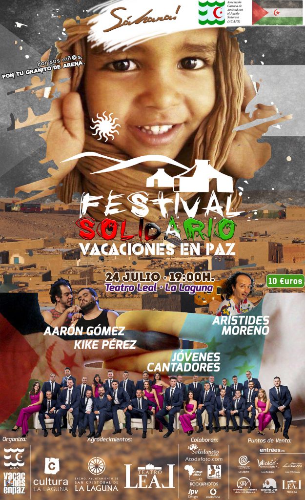 Cartel Vacaciones en paz