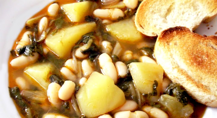potaje de alubias y acelgas