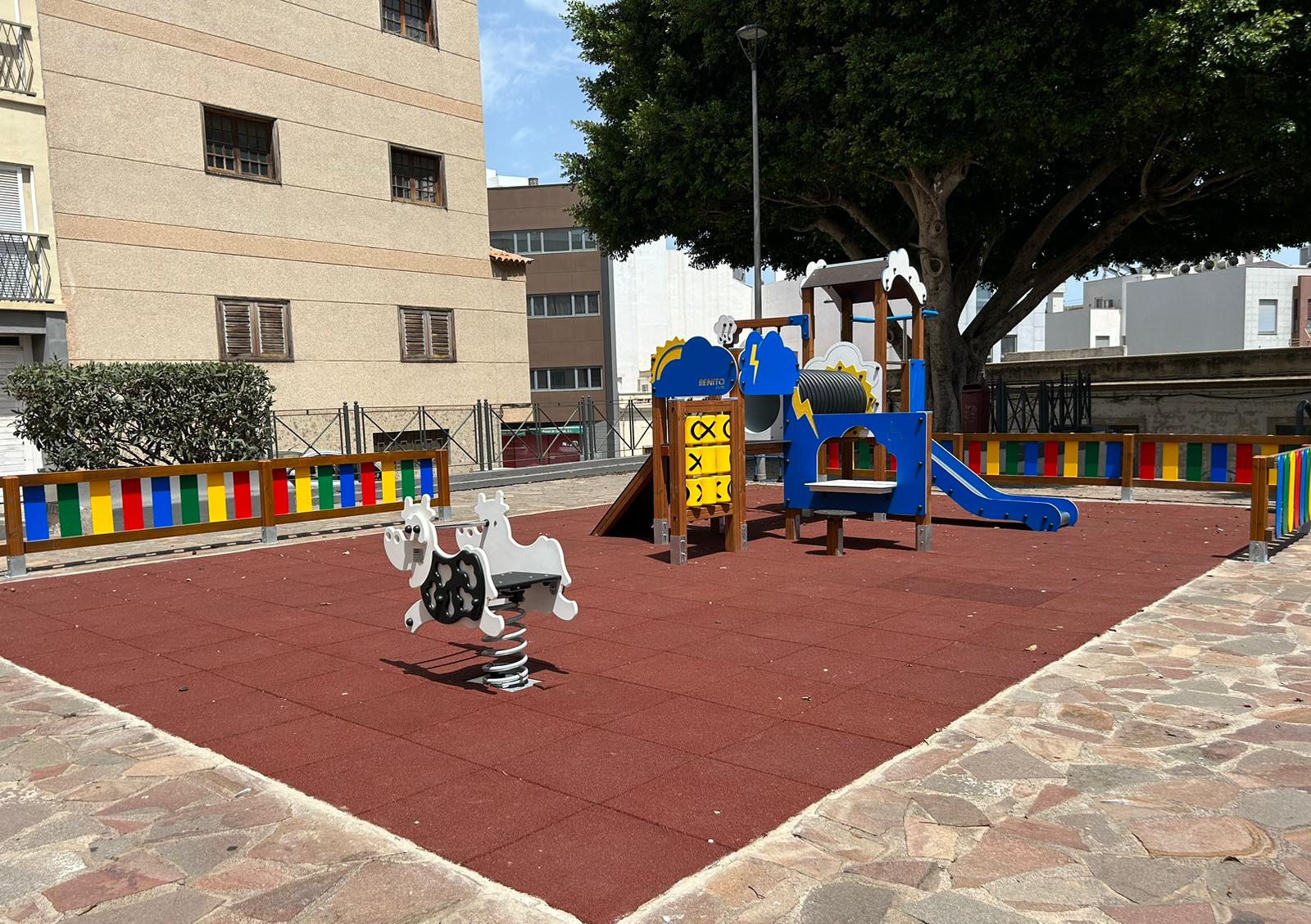 El Ayuntamiento de La Laguna culmina las obras del parque infantil ...